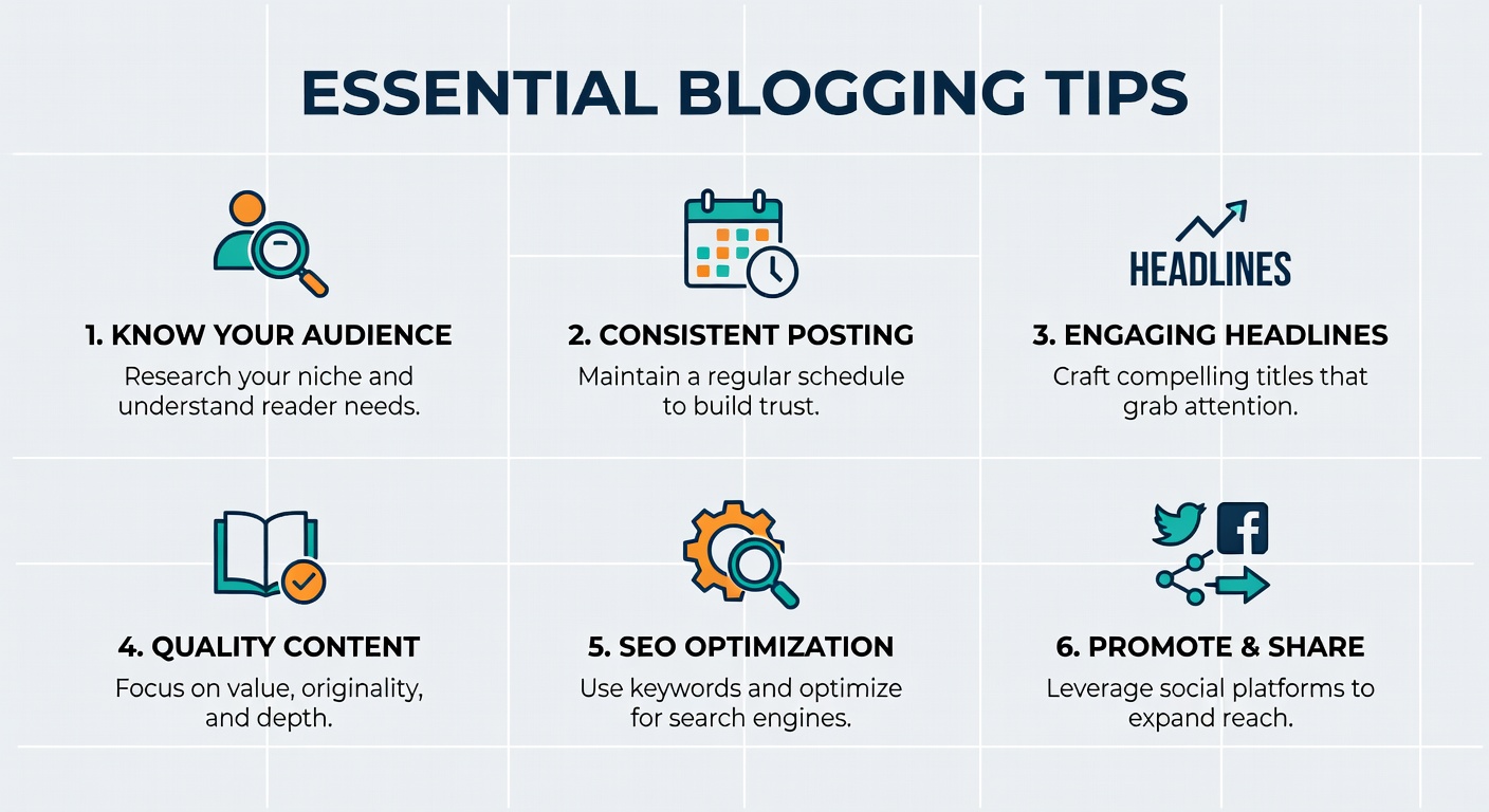 Blogging and content angle infographic