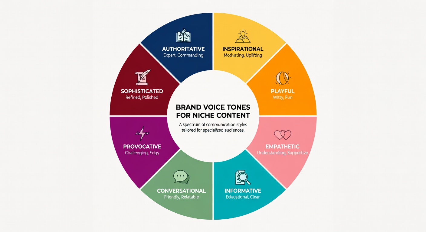 Brand voice development wheel