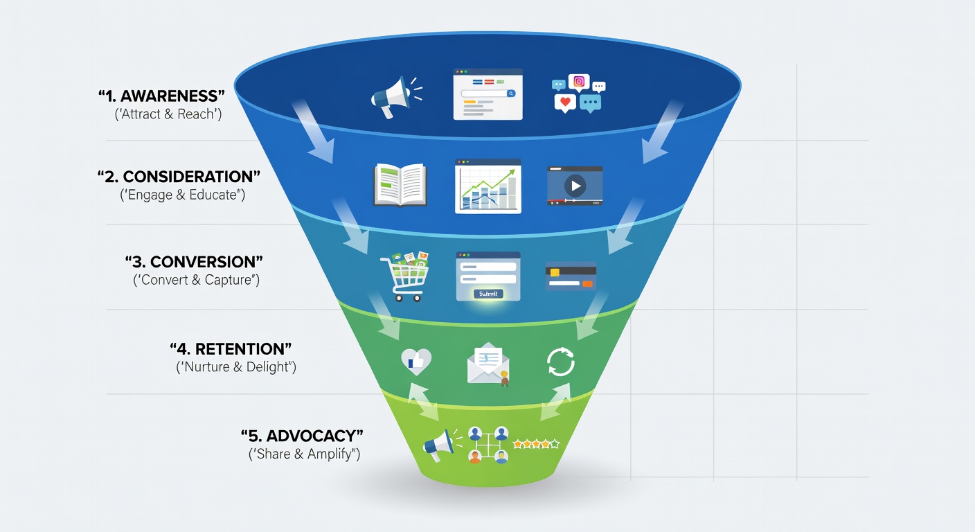 Content marketing funnel