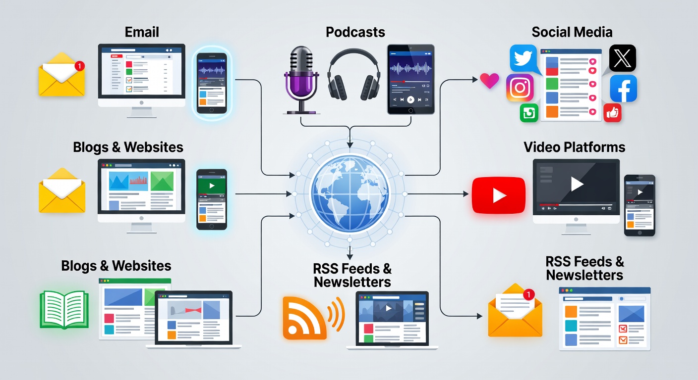 Content distribution channels