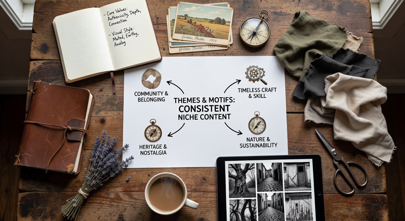 Niche content themes