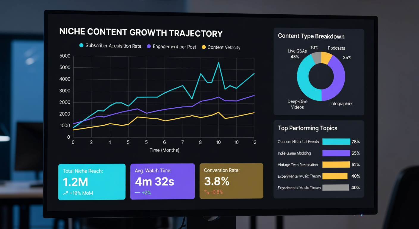 Niche growth metrics