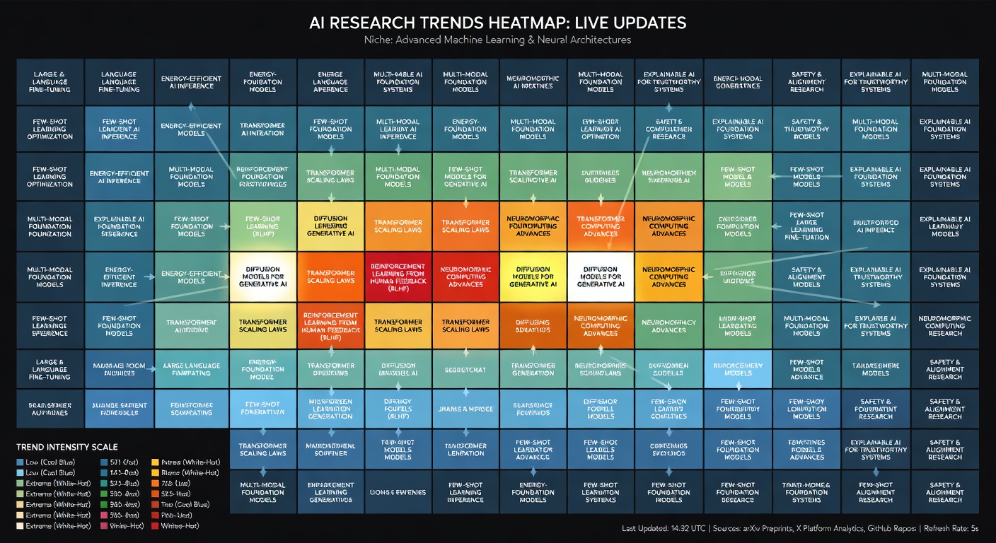 Niche trends heatmap